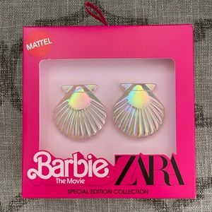 💖NWT Barbie x Zara Special Edition Collection Seashell Earrings 💖
